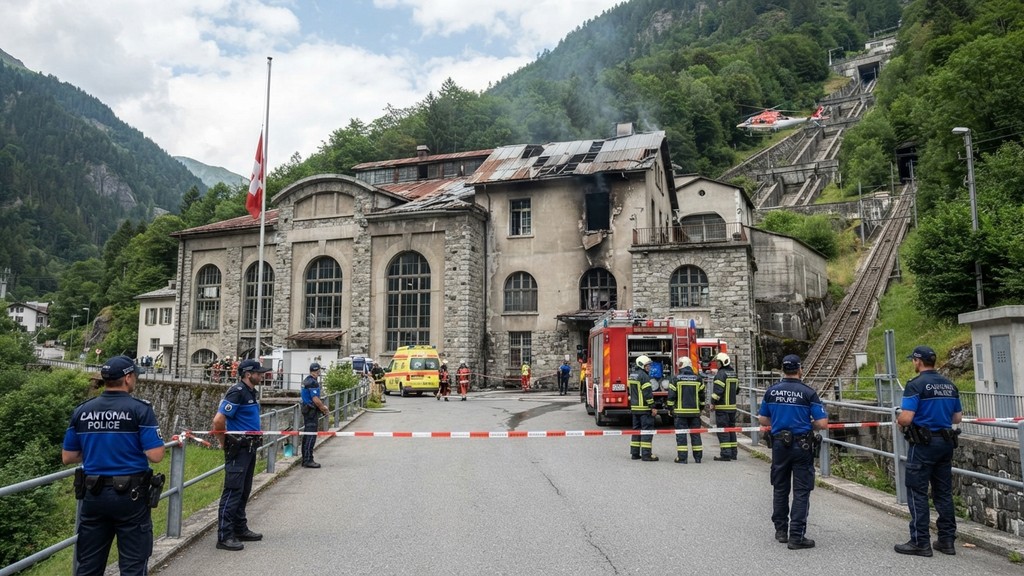 Ticino'da hidroelektrik santralindeki patlamada iki çalışan hayatını kaybetti