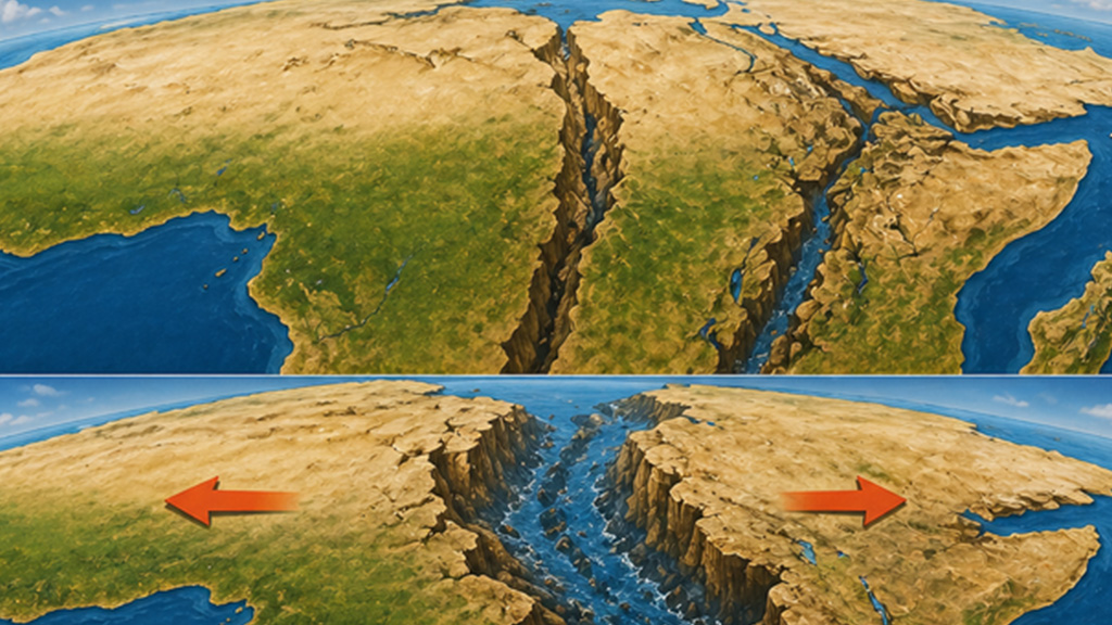 Afrika Beklenenden Daha Hızlı Bölünüyor