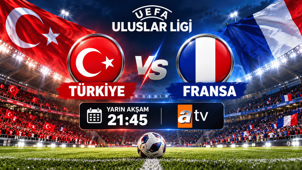Türkiye Uluslar Ligi’ne Fransa Karşısında Başlıyor