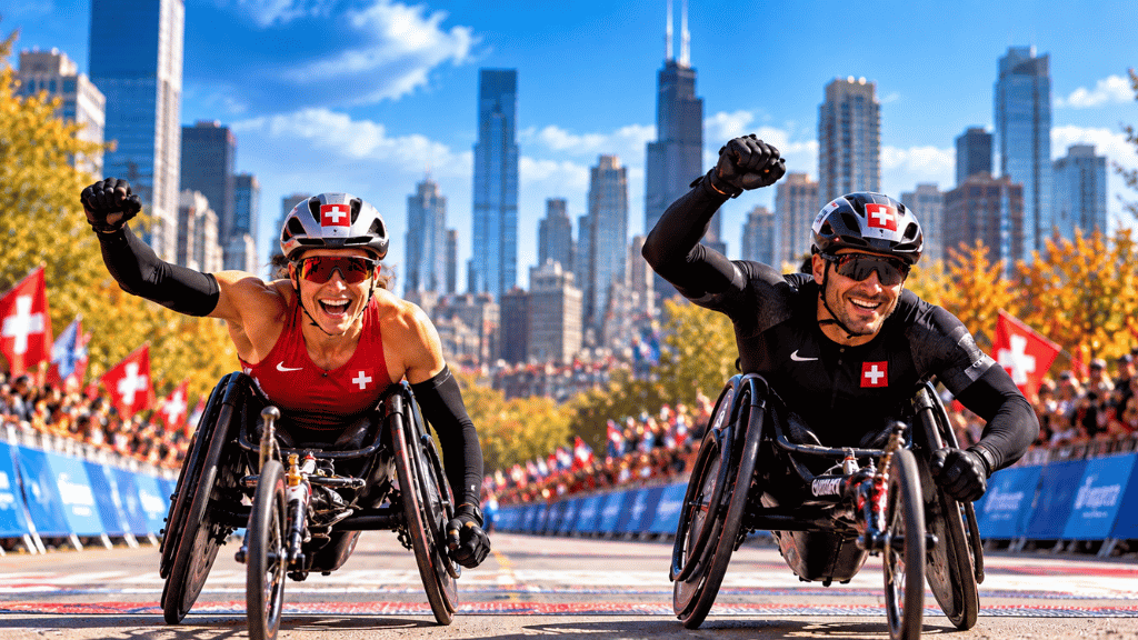 İsviçreli Sporculardan Chicago Maratonu'nda Çifte Zafer ve Dünya Rekoru