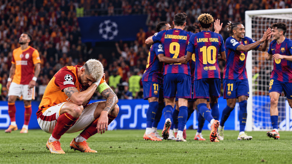 Galatasaray Barcelona Karşısında Dağıldı