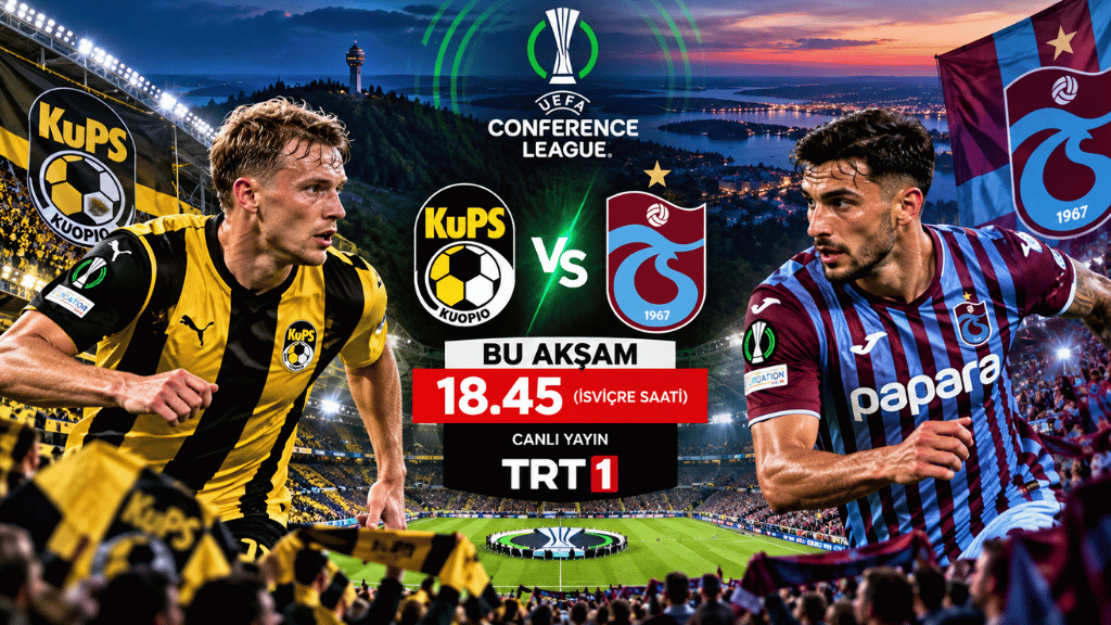 Trabzonspor Finlandiya'da Avrupa Sınavında: Rakip KuPS 