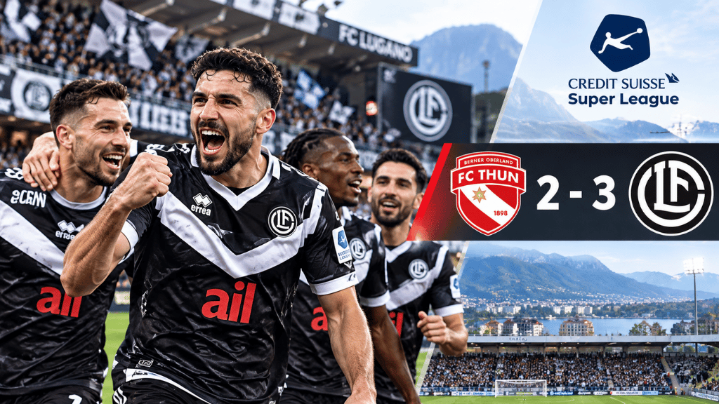 İsviçre'de Lugano fırtınası: 11 maçta 10 galibiyetle zirvede