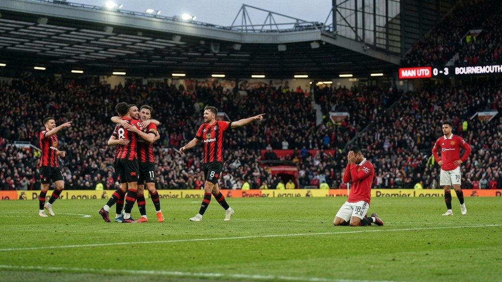 Bournemouth Manchester United'ı 3-0 Yendi