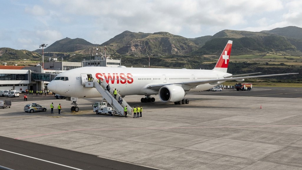 Swiss Uçağından Atlantik Üzerinde Acil İniş