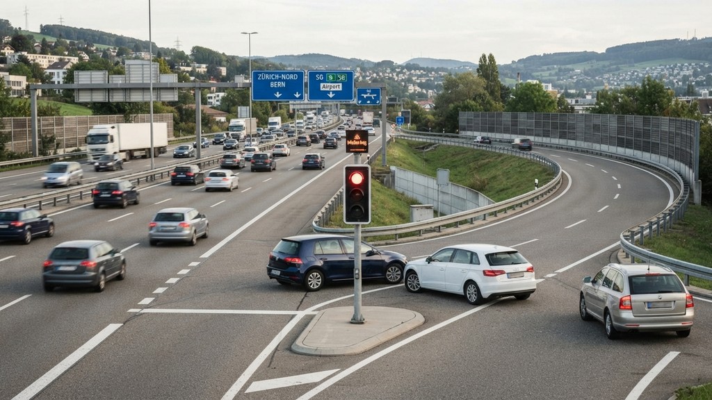 İsviçre Otoyollarında Trafik Işıkları Gündemde