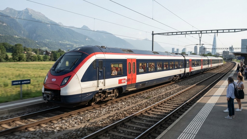 İsviçre'den Londra'ya Aktarmasız Tren İçin Büyük Destek