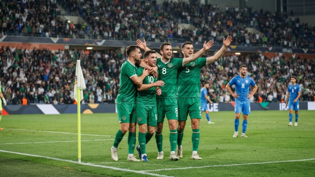 İrlanda deplasmanda İsrail'i rahat geçti