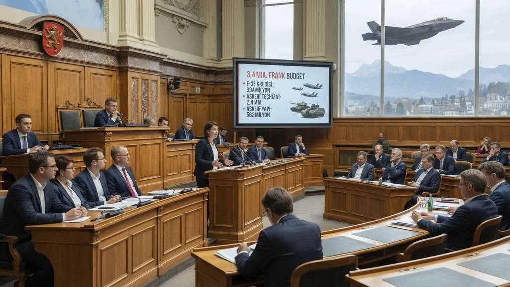 F-35 için 394 milyon frank daha: Parlamento 3,4 milyarlık paketi onayladı