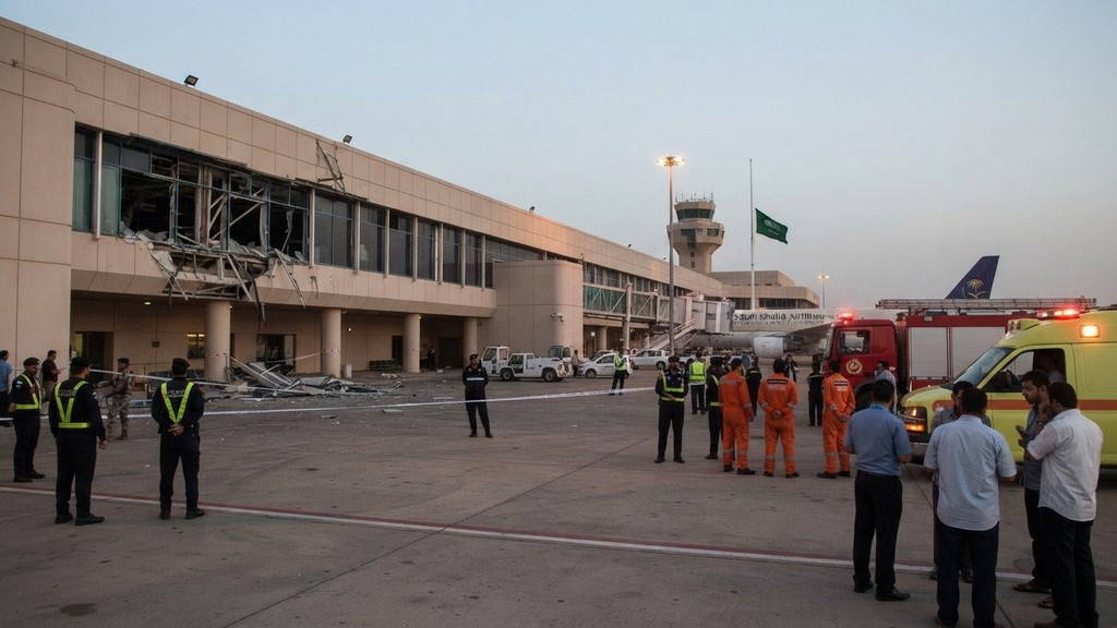 Suudi Arabistan'da Havalimanlarına Füze Saldırısı
