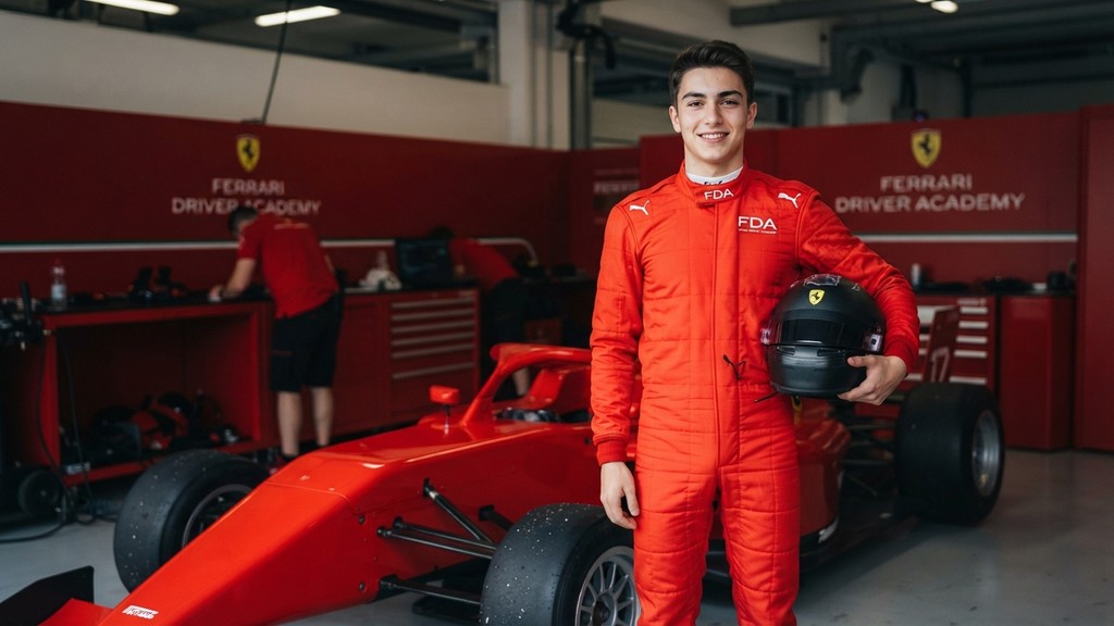 Alp Aksoy Ferrari Sürücü Akademisine Katıldı