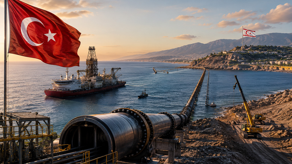 Türkiye'den Kıbrıs'a Tarihi Doğalgaz Hattı