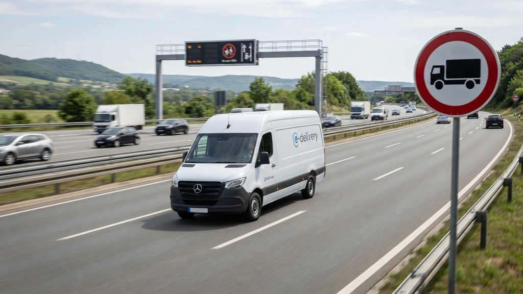 4,25 tona kadar elektrikli ticari araçlara yeni trafik avantajları