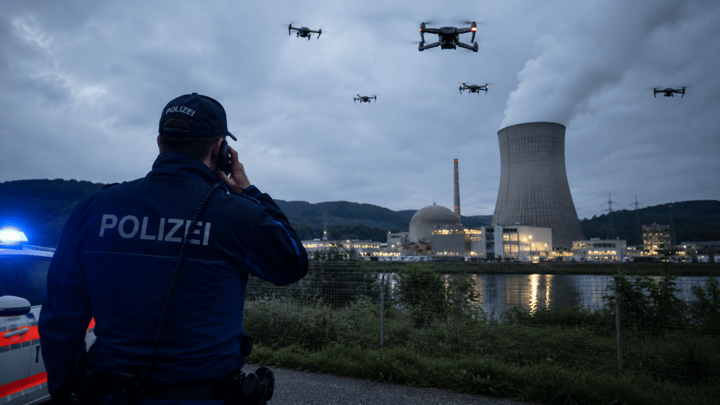 Gösgen Nükleer Santrali çevresinde drone alarmı