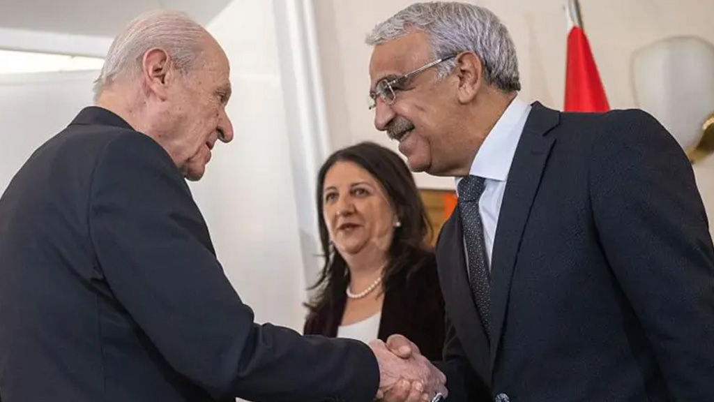 DEM Parti Çerçeve Yasa İçin Bahçeli ile Görüştü