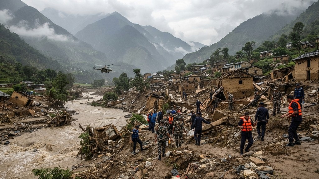 Nepal'deki Sel Felaketinde 157 Ölü