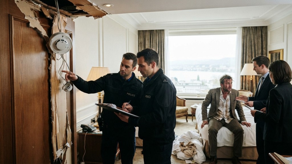 Lüks otel odalarını tahrip eden müşteri hakim karşısında