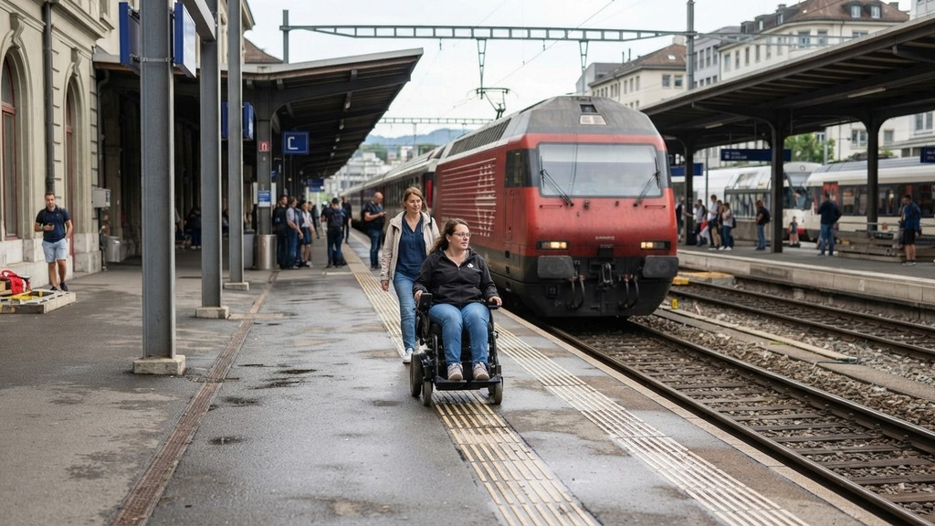 İsviçre'de 632 tren istasyonu hâlâ tam engelsiz değil
