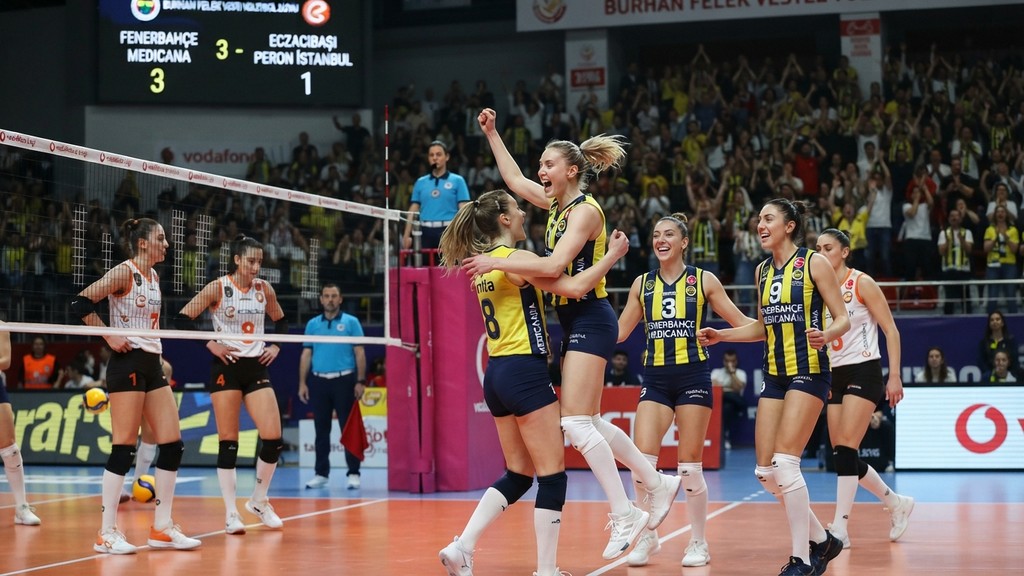 Fenerbahçe Medicana Eczacıbaşı Peron'u Yendi