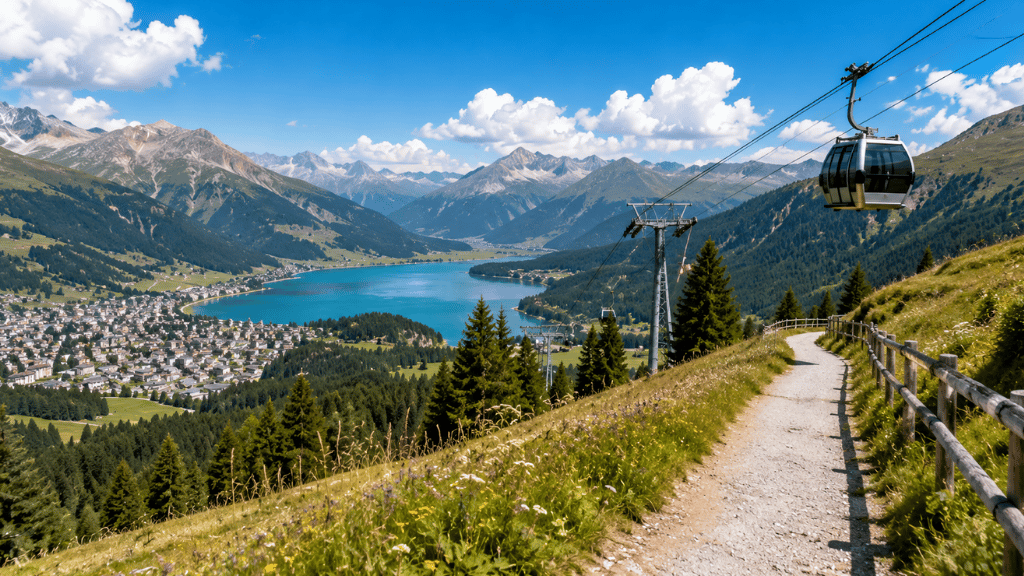 Sıcak hava Graubünden turizmine yaradı