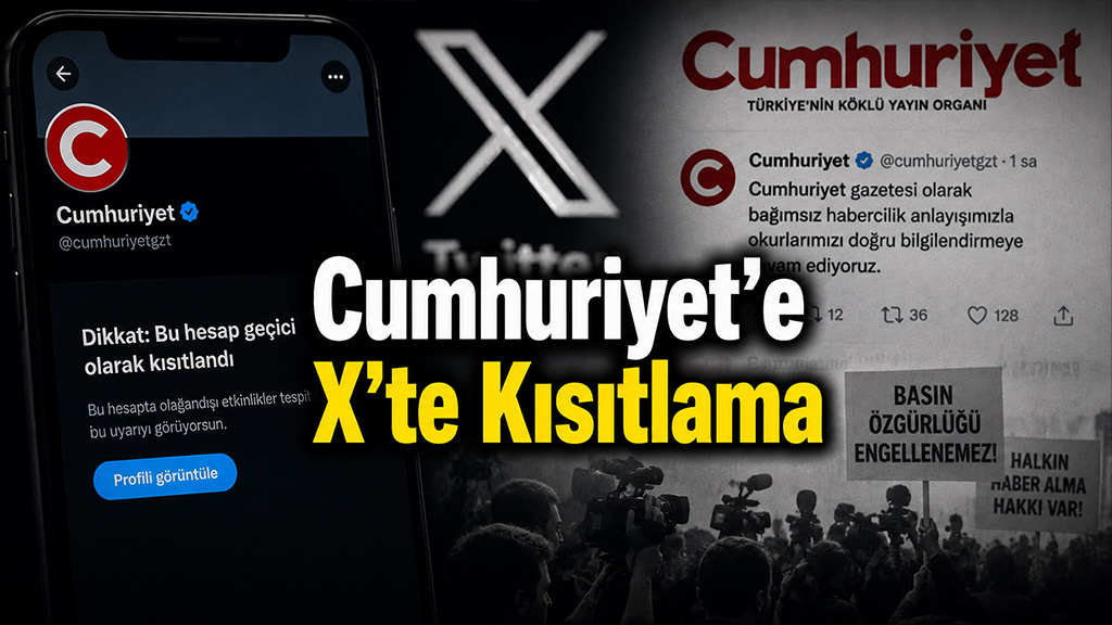 Cumhuriyet Gazetesi'nin X (Twitter) Hesabına Erişim Kısıtlaması Getirildi