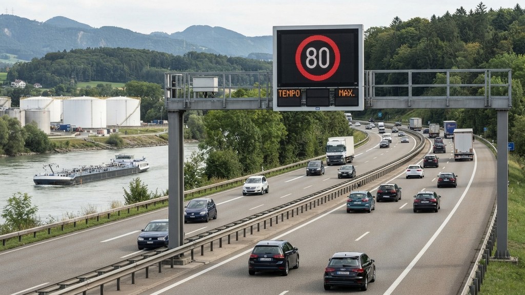 İsviçre'de otoyollarda hız sınırı 80 kilometreye düşürülebilir