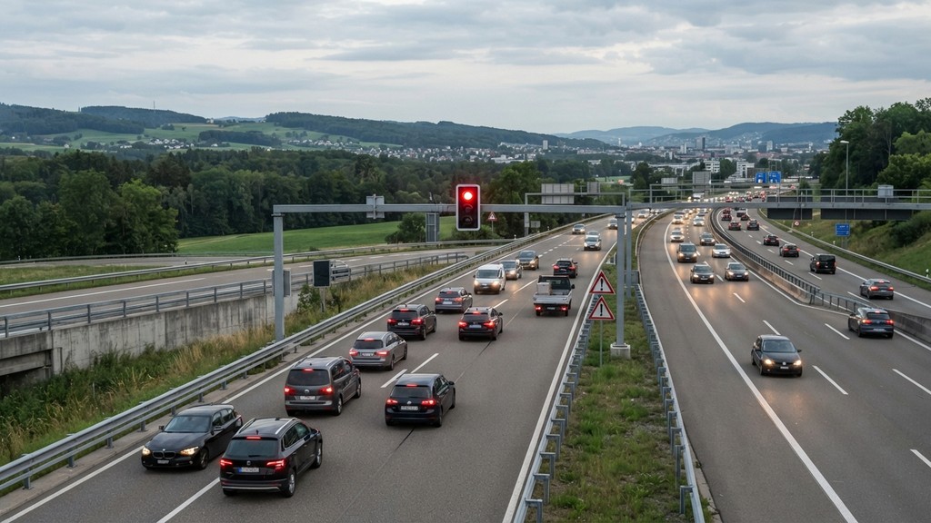 İsviçre Otoyollarına 120'den Fazla Yeni Trafik Işığı Gündemde