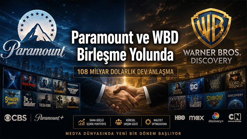 Paramount ve WBD Birleşme Yolunda